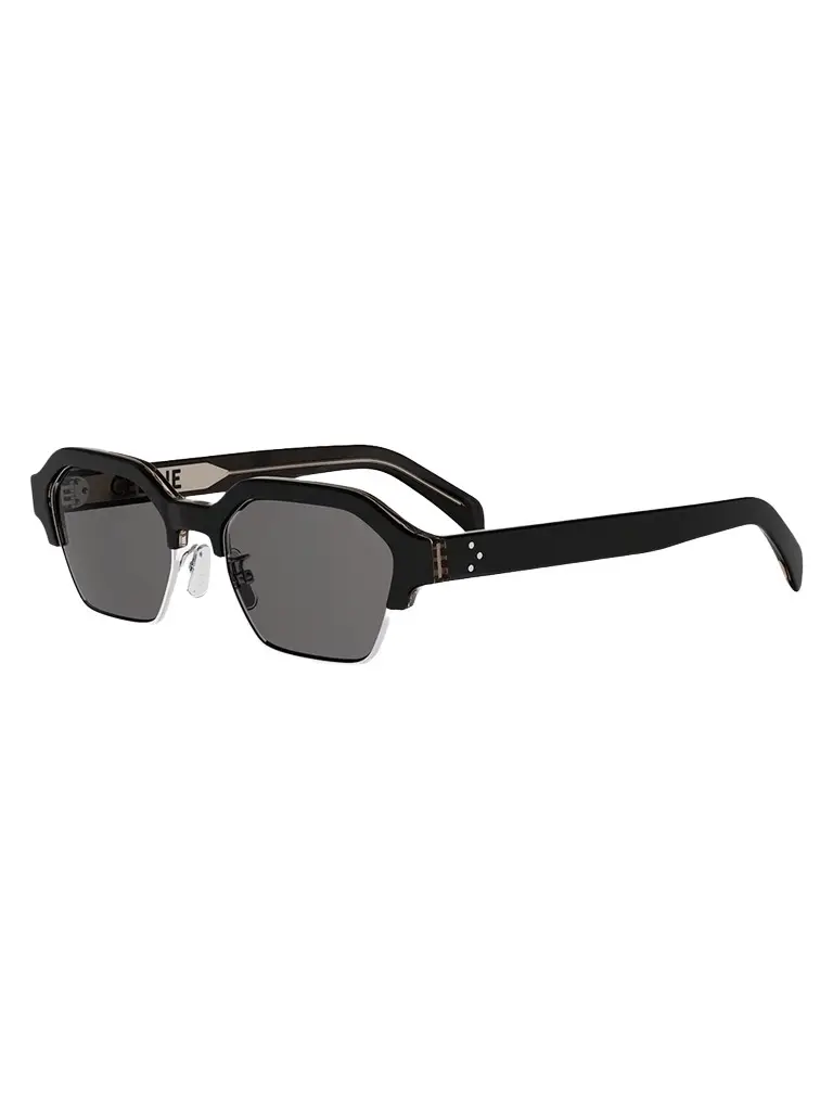 Celine Men's Combi 53MM Geometric Sunglasses