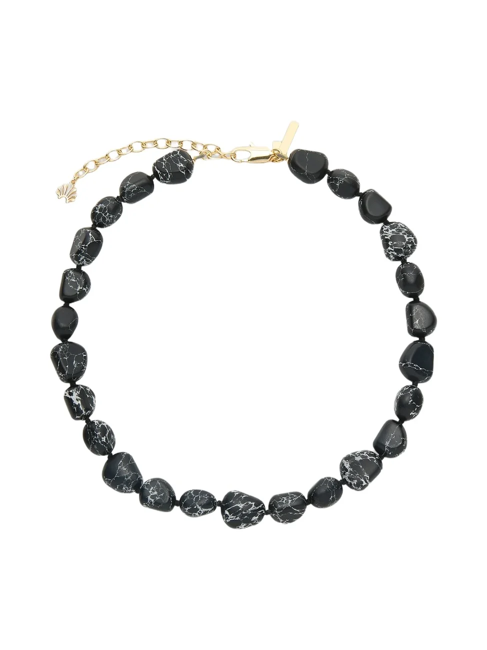 Women's Gilded Frontier 14K-Gold-Plated & Jet Beaded Necklace