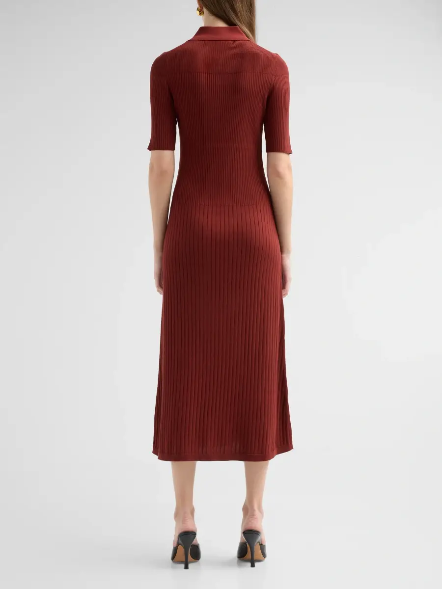 PRABAL GURUNG Women's Rib-Knit Midi Dress | Thumbnail 3 PRABAL GURUNG Women's Rib-Knit Midi Dress | Thumbnail 3