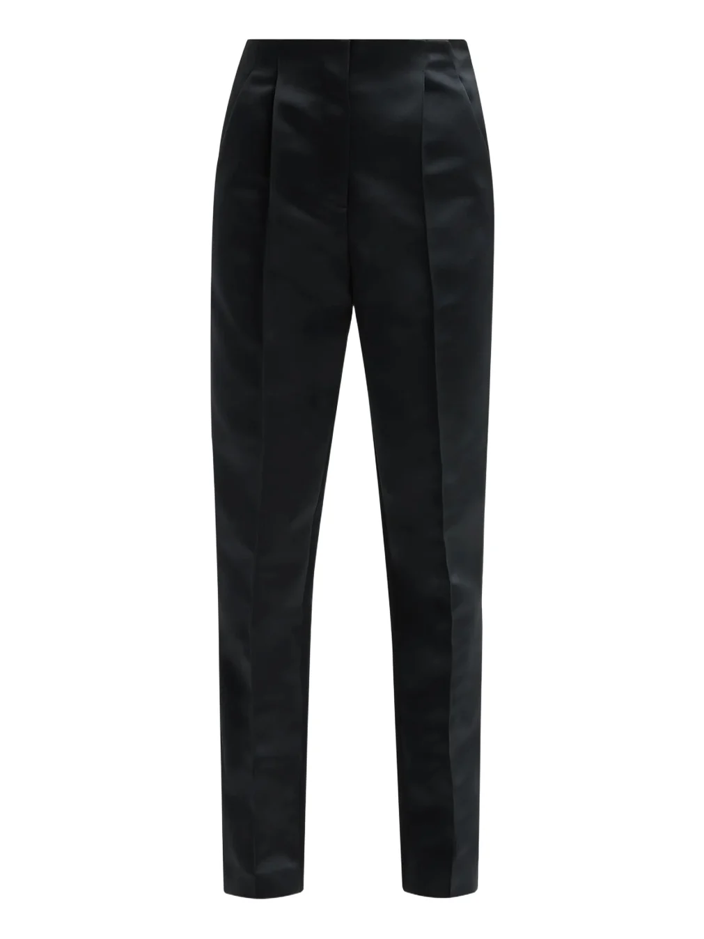 PRABAL GURUNG Women's Carrot Satin Straight-Leg Trousers
