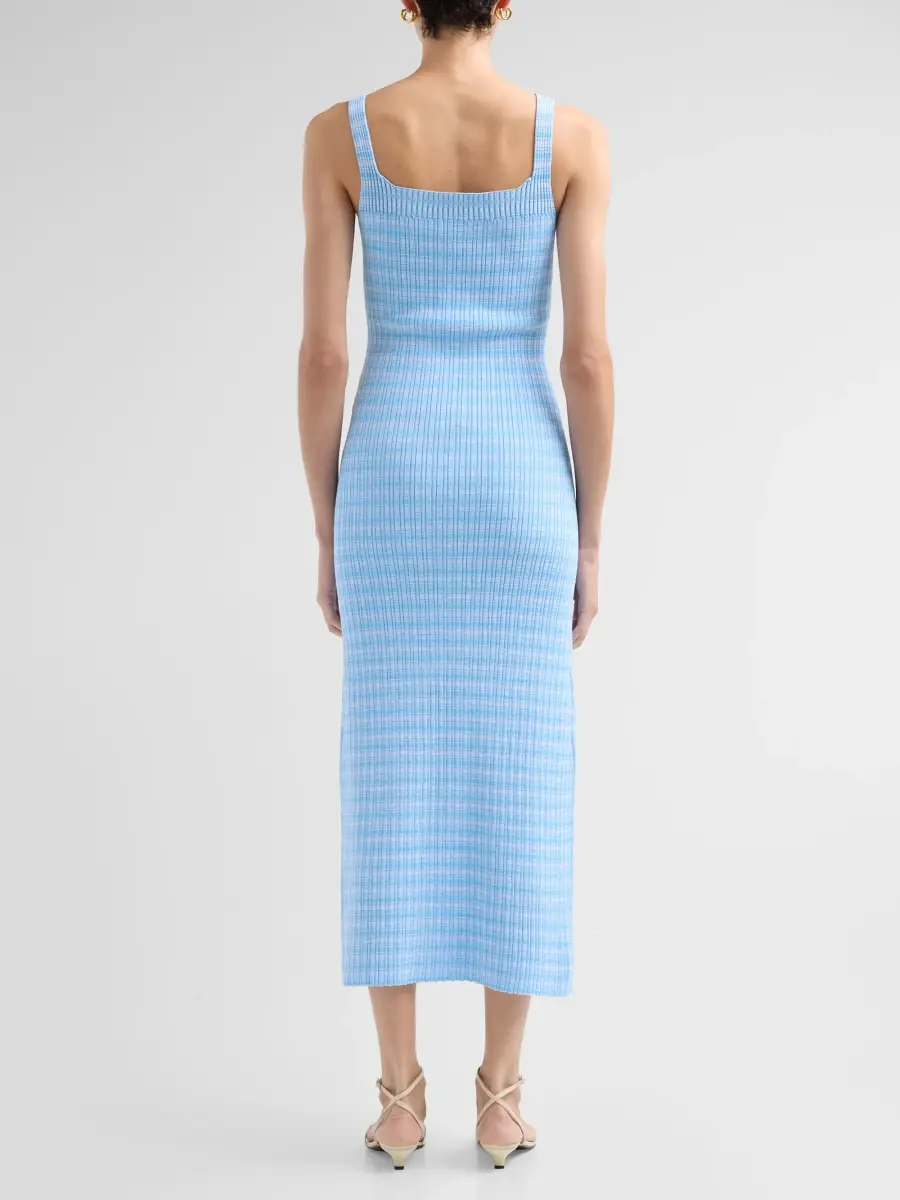 PRABAL GURUNG Women's Squareneck Tank Midi Dress | Thumbnail 3