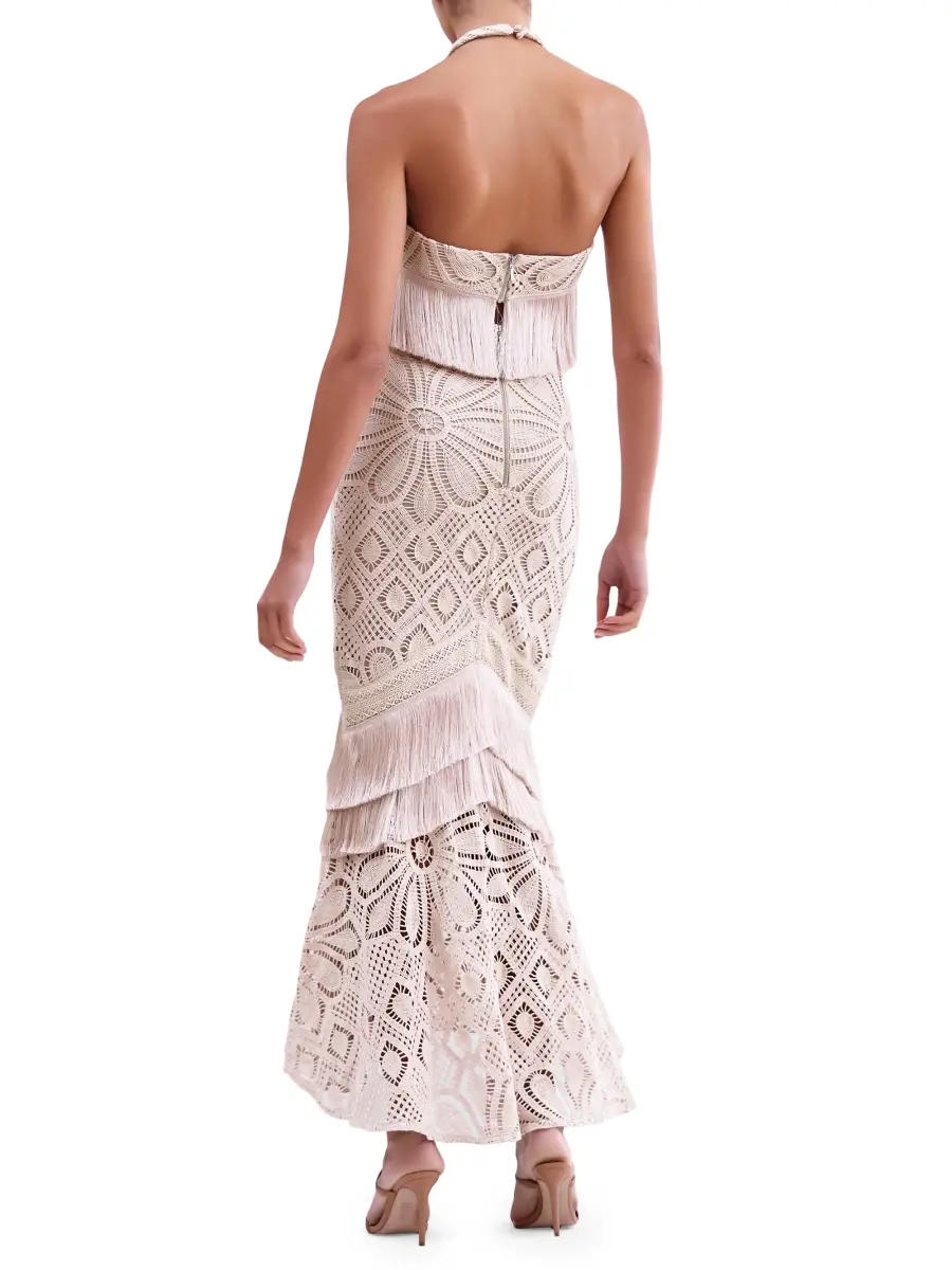 PatBo Women's Crochet Cotton Tulle Maxi Skirt | Thumbnail 5 PatBo Women's Crochet Cotton Tulle Maxi Skirt | Thumbnail 5