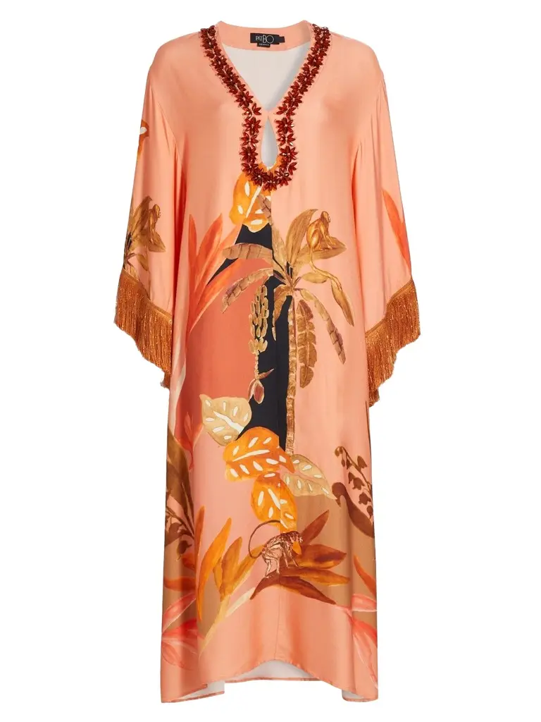 PatBo Women's Bananier Caftan Maxi Dress