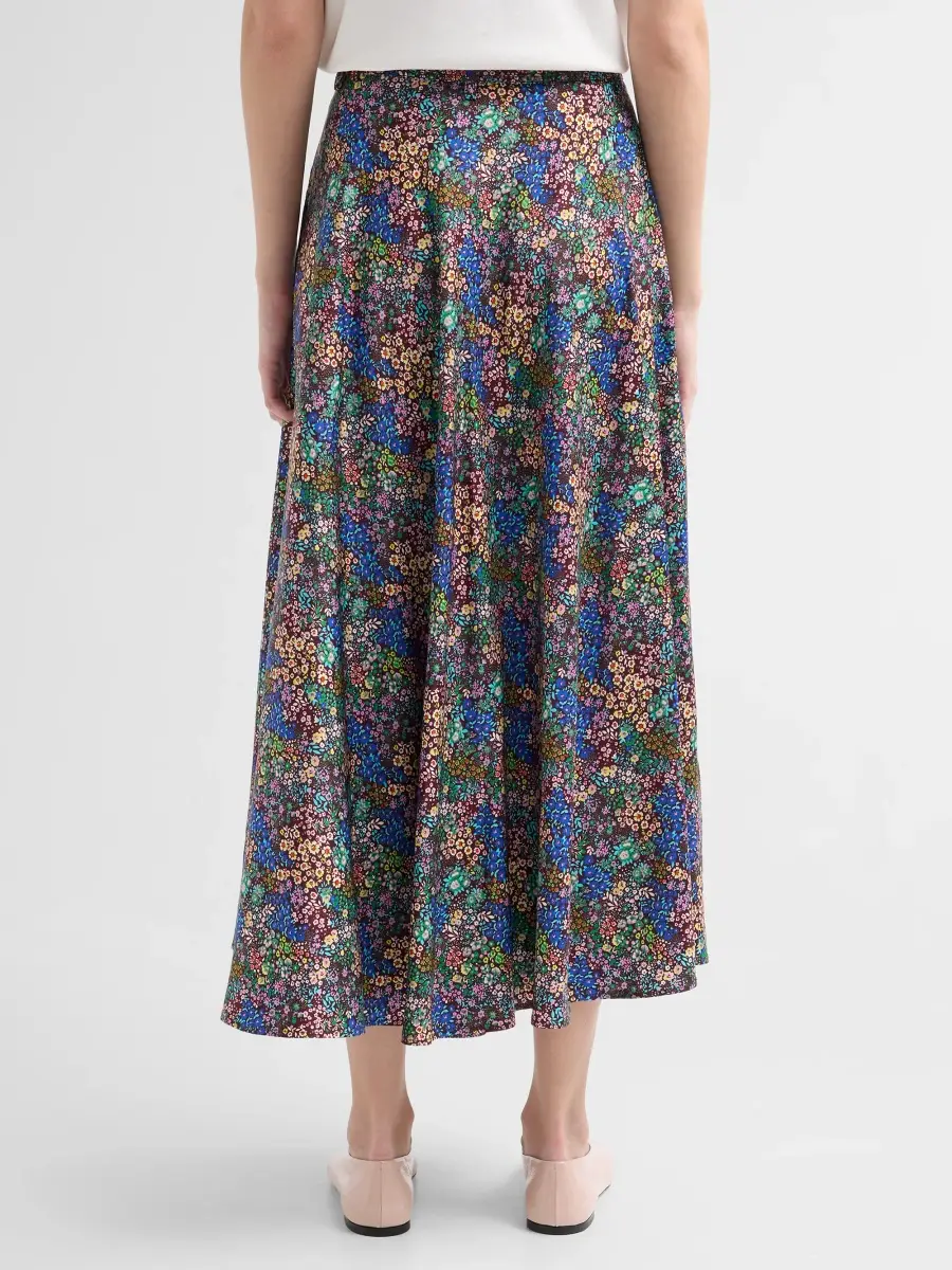 MOSCHINO Women's Floral Print Midi Skirt | Thumbnail 3 MOSCHINO Women's Floral Print Midi Skirt | Thumbnail 3