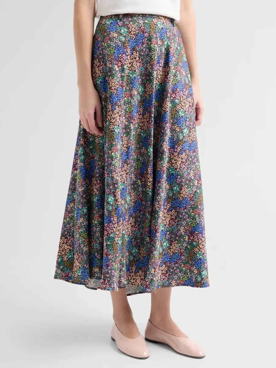 MOSCHINO Women's Floral Print Midi Skirt | Thumbnail 4 MOSCHINO Women's Floral Print Midi Skirt | Thumbnail 4