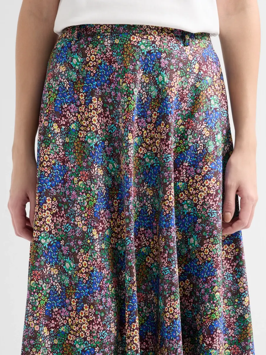 MOSCHINO Women's Floral Print Midi Skirt | Thumbnail 5 MOSCHINO Women's Floral Print Midi Skirt | Thumbnail 5