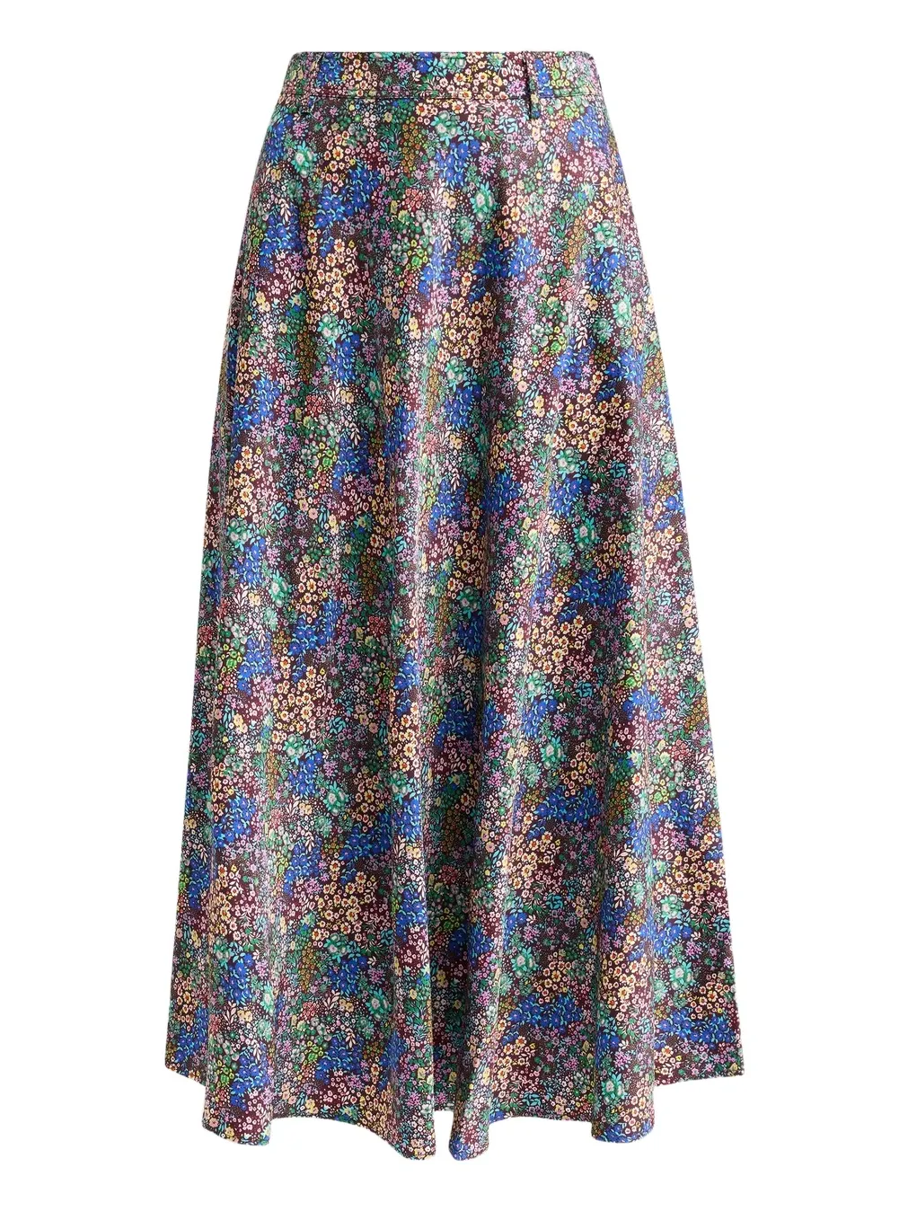 Women's Floral Print Midi Skirt
