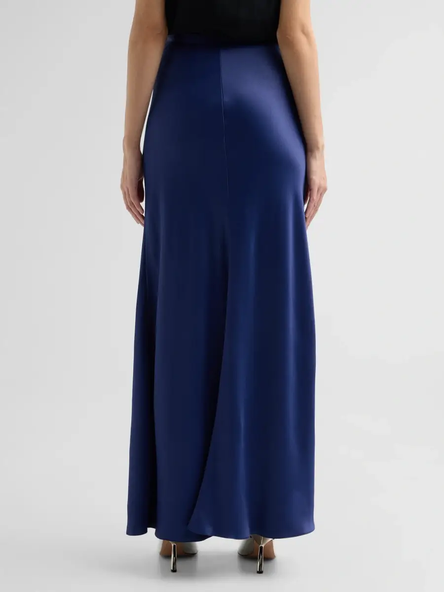 Alberta Ferretti Women's Enver Satin Maxi Slip Skirt | Thumbnail 3 Alberta Ferretti Women's Enver Satin Maxi Slip Skirt | Thumbnail 3