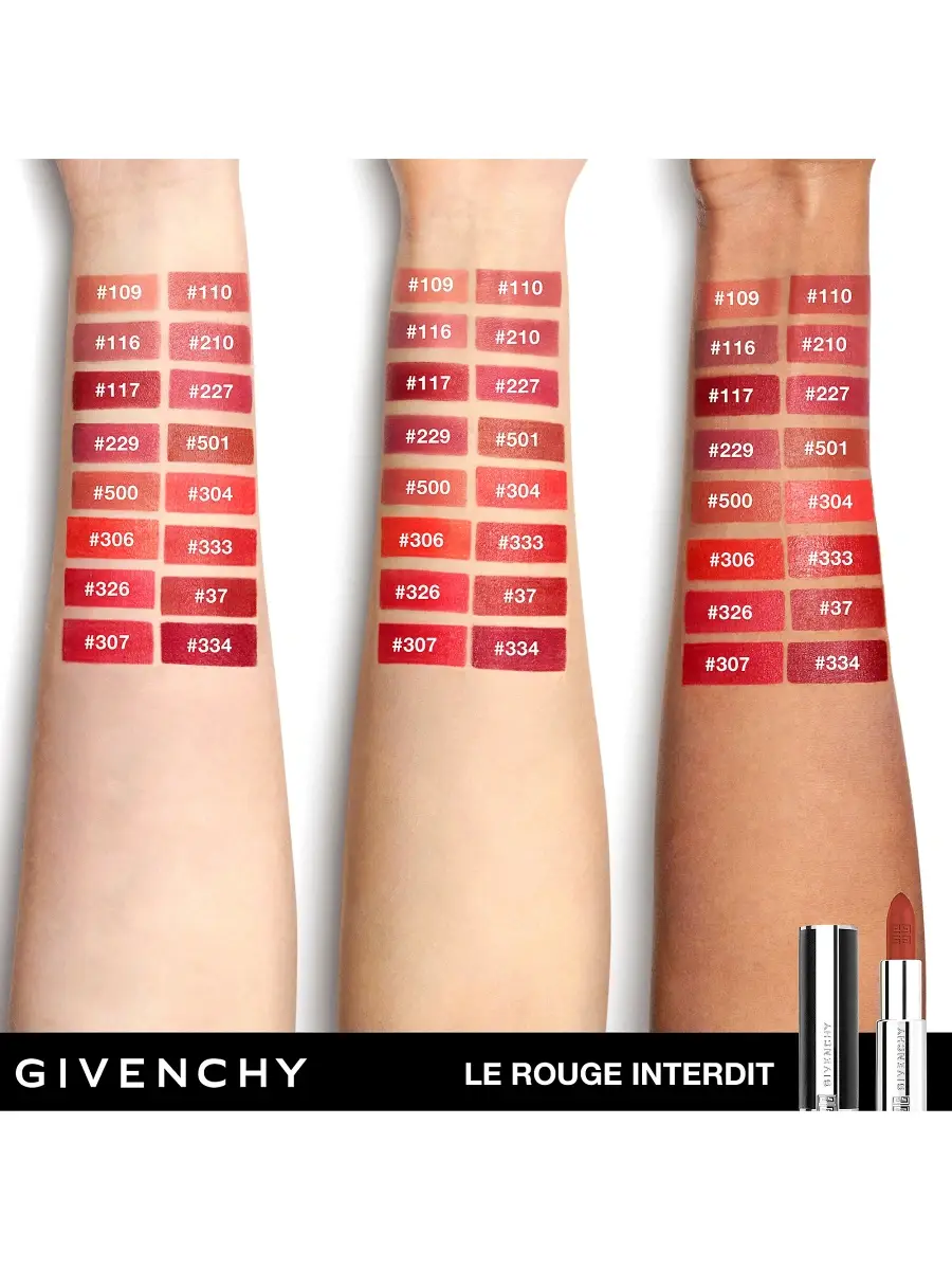 Givenchy Women's Le Rouge Interdit Intense Silk Lipstick | Thumbnail 3 Givenchy Women's Le Rouge Interdit Intense Silk Lipstick | Thumbnail 3