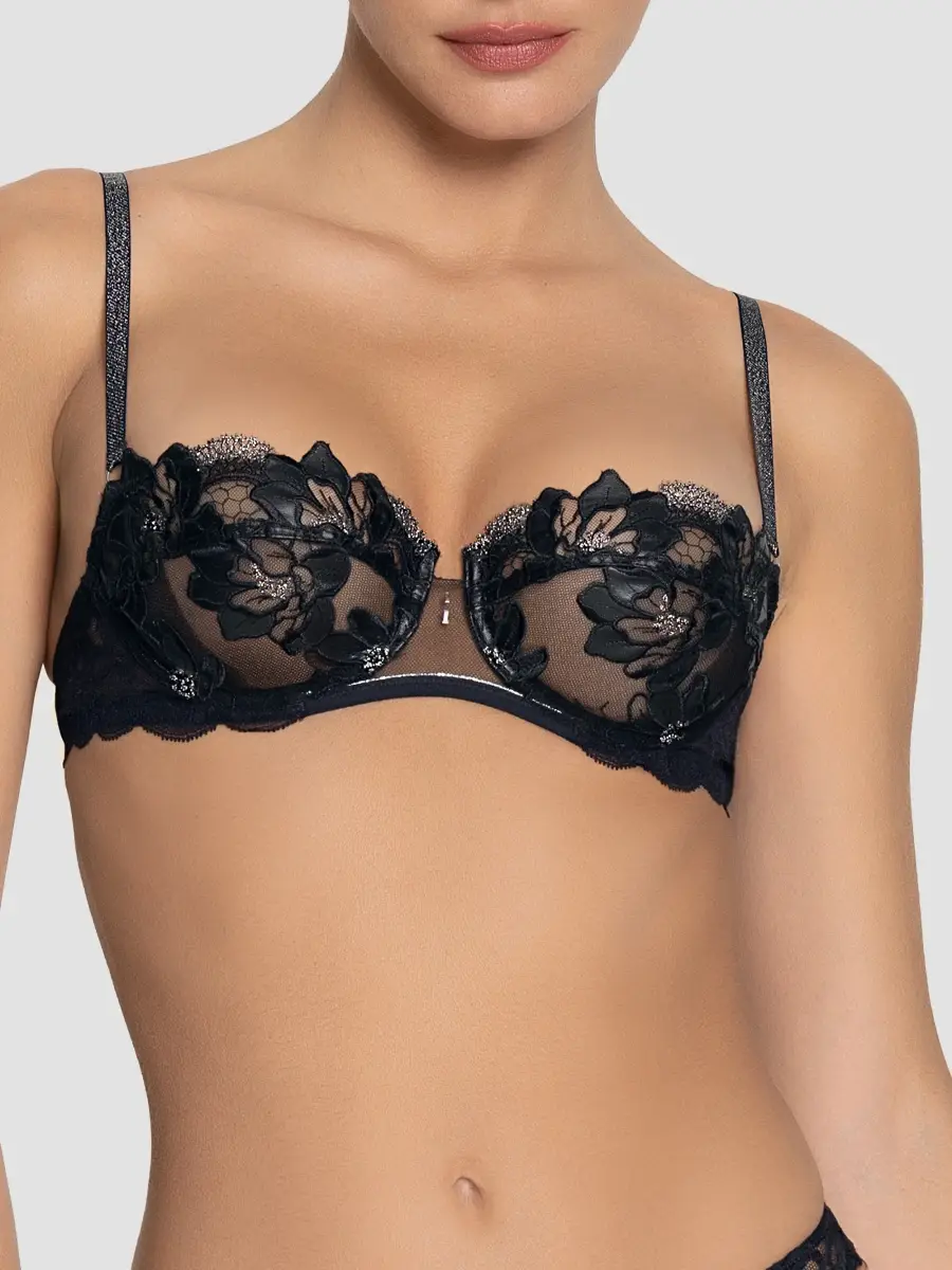 Lise Charmel Women's Cuir Sexy Couture Demi Cup Bra | Thumbnail 3 Lise Charmel Women's Cuir Sexy Couture Demi Cup Bra | Thumbnail 3