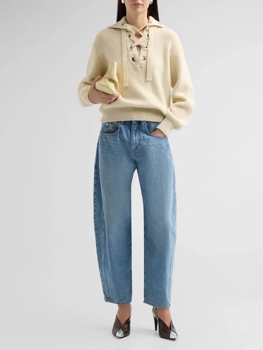 Isabel Marant Women's Ydalia Lace-Up Sweater | Thumbnail 2 Isabel Marant Women's Ydalia Lace-Up Sweater | Thumbnail 2