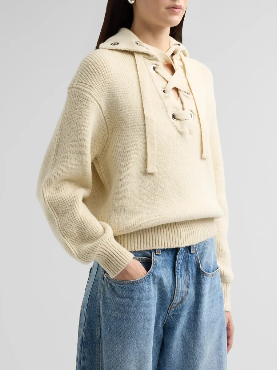 Isabel Marant Women's Ydalia Lace-Up Sweater | Thumbnail 4 Isabel Marant Women's Ydalia Lace-Up Sweater | Thumbnail 4