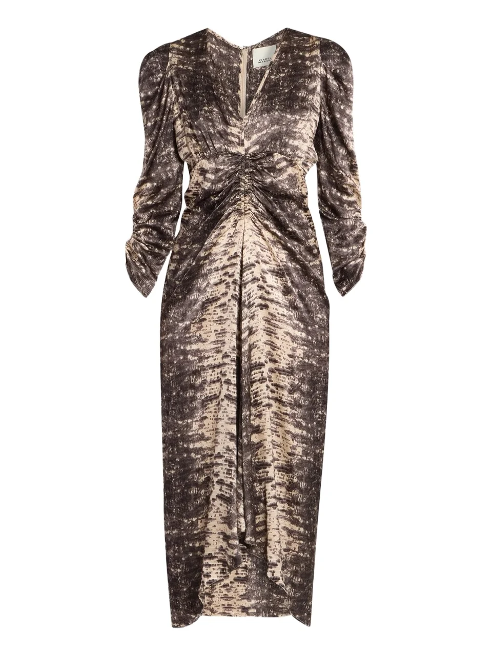 Women's Albini Printed Silk Midi Dress Women's Albini Printed Silk Midi Dress