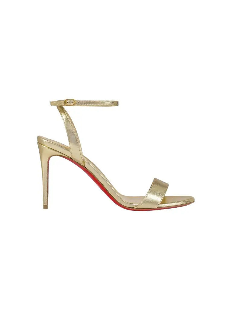 Women's Loubigirl 85MM Metallic Leather Sandals Women's Loubigirl 85MM Metallic Leather Sandals