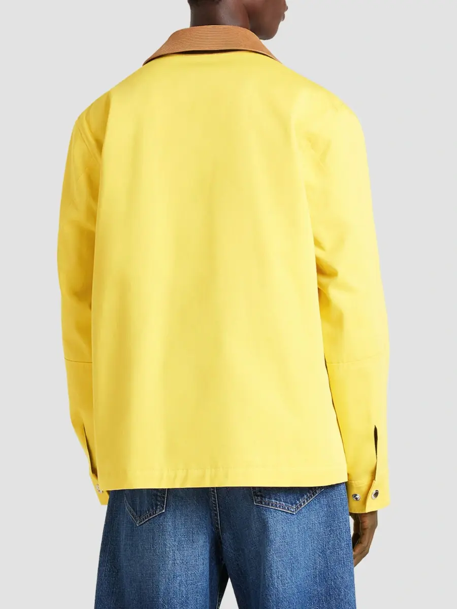 Givenchy Men's Field Jacket in Cotton with a Checked Lining | Thumbnail 5