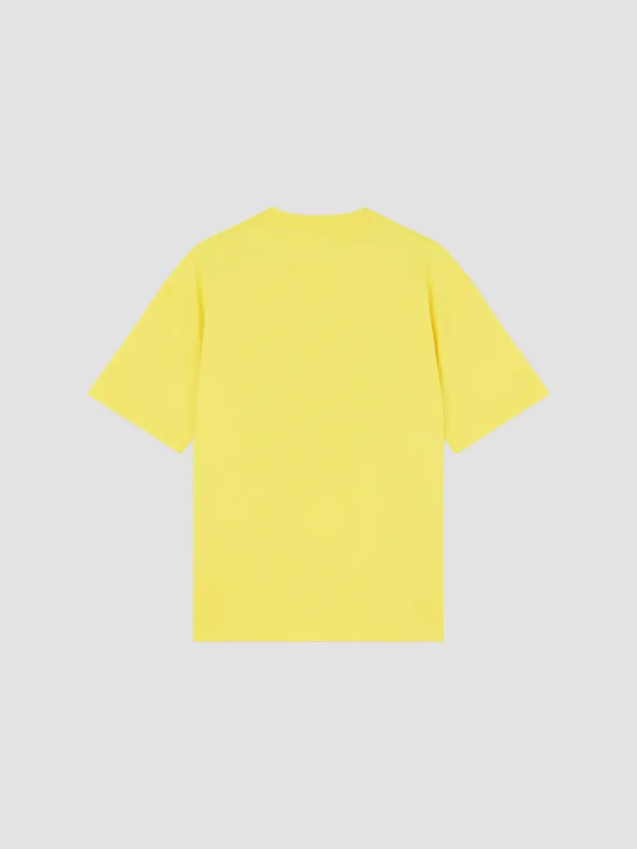 Givenchy Men's Boxy-Fit T-Shirt in Cotton with Print - Yellow | Thumbnail 2 Givenchy Men's Boxy-Fit T-Shirt in Cotton with Print - Yellow | Thumbnail 2