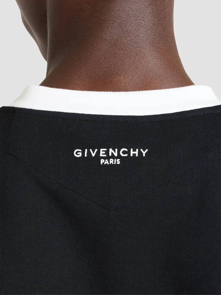 Givenchy Men's Couture Seam T-Shirt in Cotton - Black | Thumbnail 8 Givenchy Men's Couture Seam T-Shirt in Cotton - Black | Thumbnail 8