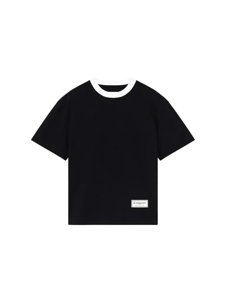 Givenchy Men's Couture Seam T-Shirt in Cotton - Black