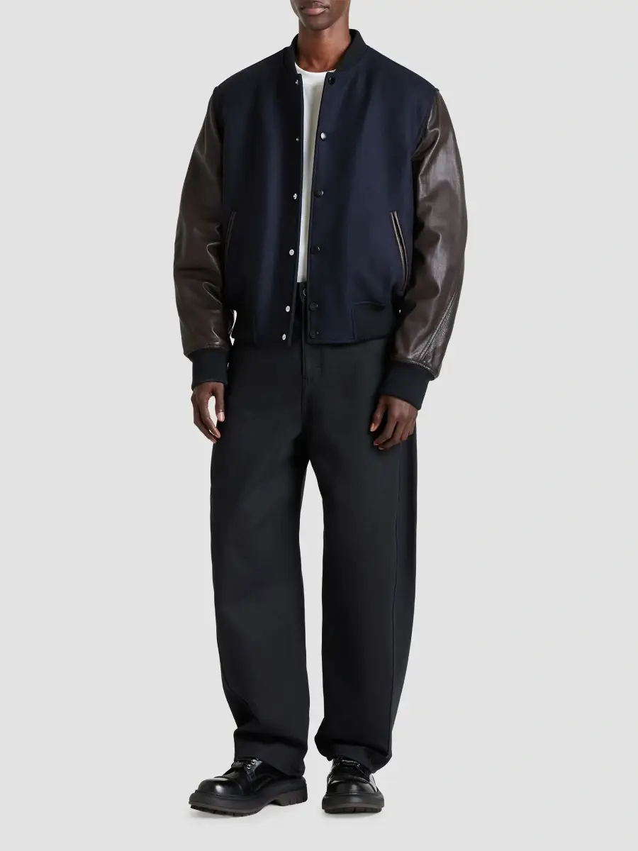 Givenchy Men's Couture Seam Mix Material Blouson Jacket | Thumbnail 2 Givenchy Men's Couture Seam Mix Material Blouson Jacket | Thumbnail 2
