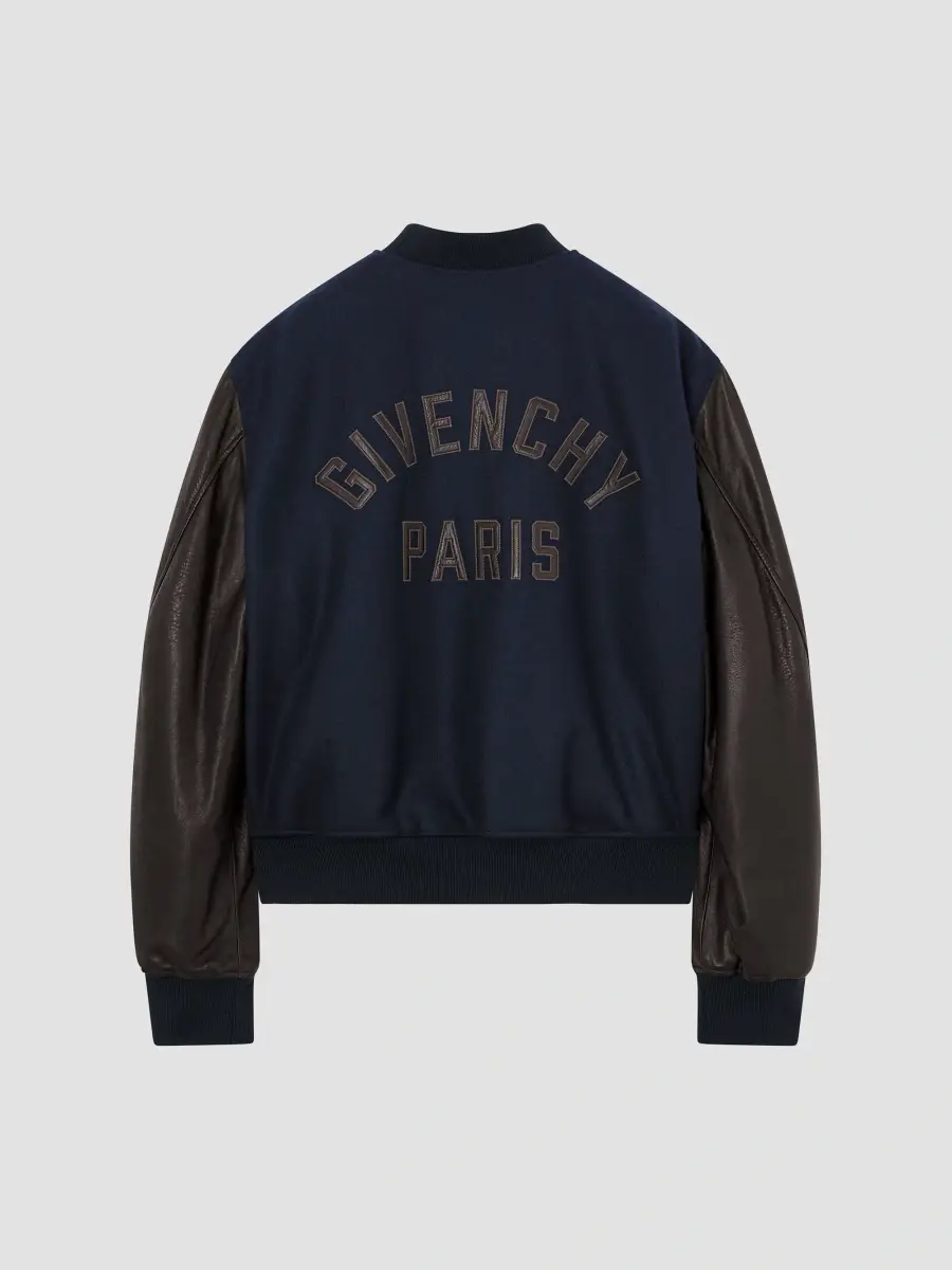 Givenchy Men's Couture Seam Mix Material Blouson Jacket | Thumbnail 3 Givenchy Men's Couture Seam Mix Material Blouson Jacket | Thumbnail 3