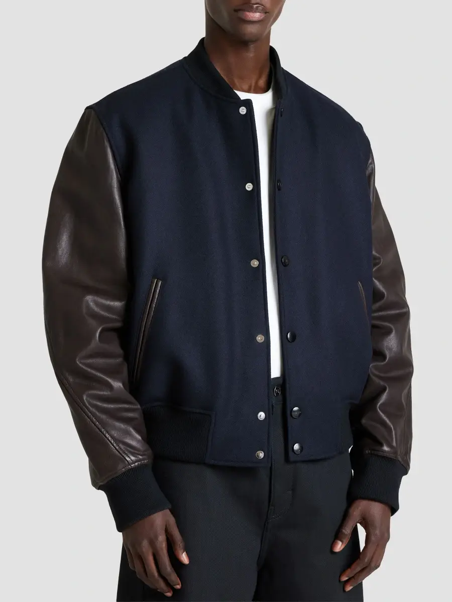 Givenchy Men's Couture Seam Mix Material Blouson Jacket | Thumbnail 5 Givenchy Men's Couture Seam Mix Material Blouson Jacket | Thumbnail 5