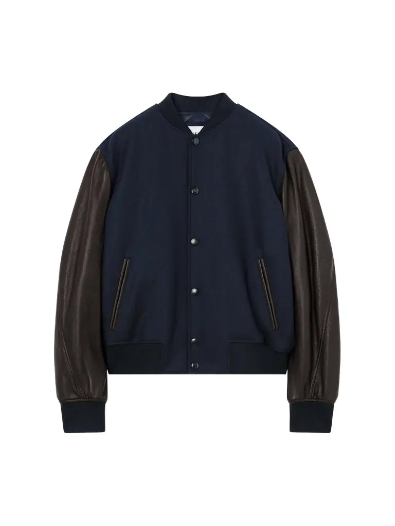 Givenchy Men's Couture Seam Mix Material Blouson Jacket