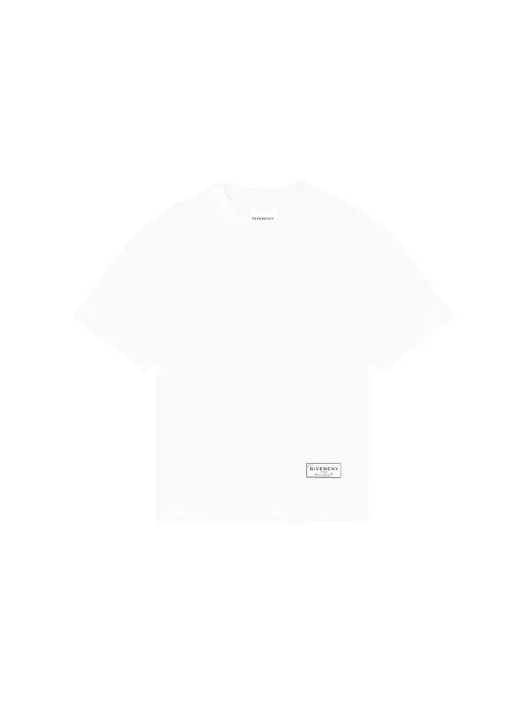 Givenchy Men's Couture Seam T-Shirt in Cotton - White