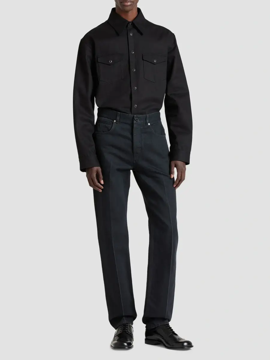 Givenchy Men's Western Shirt in Denim - Black | Thumbnail 2 Givenchy Men's Western Shirt in Denim - Black | Thumbnail 2