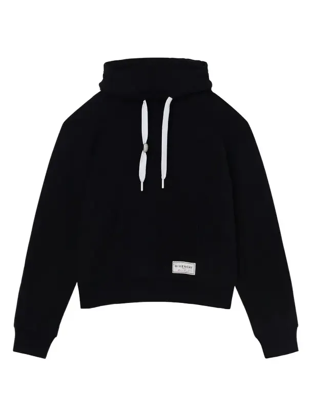 Givenchy Men's Couture Seam Hoodie in Fleece - Black