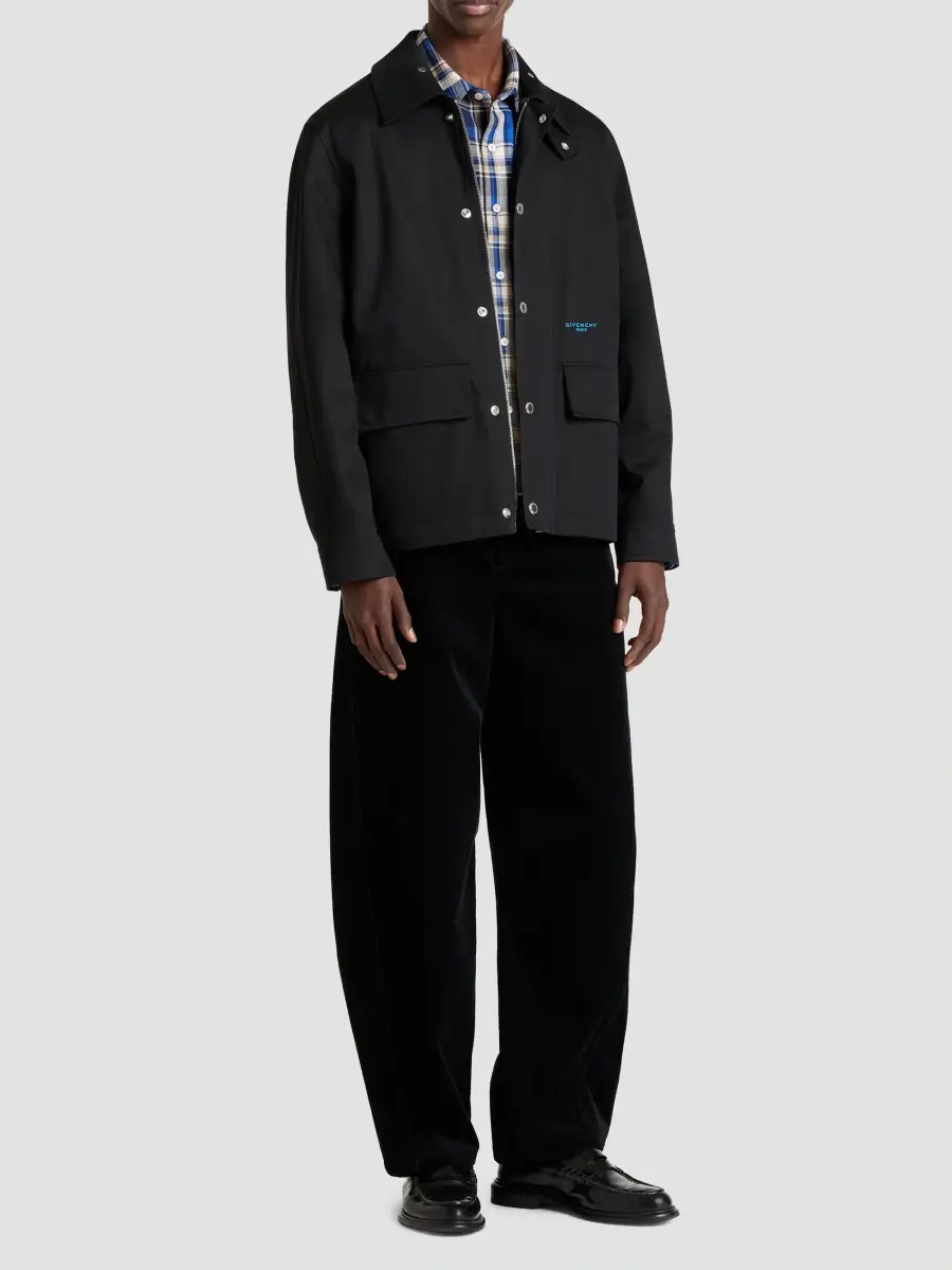 Givenchy Men's Workwear Pants in Corduroy - Black | Thumbnail 2 Givenchy Men's Workwear Pants in Corduroy - Black | Thumbnail 2