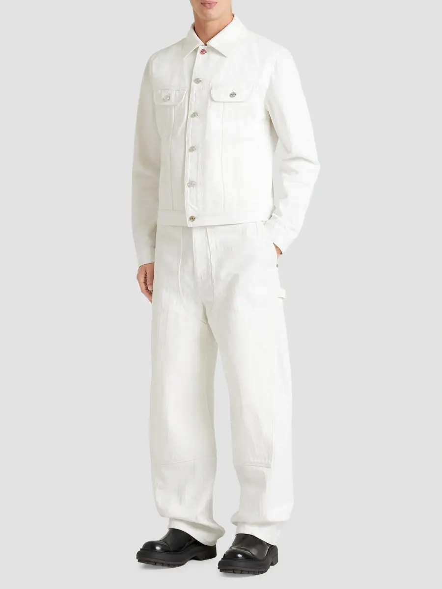 Givenchy Men's Jacket in Denim - White | Thumbnail 2 Givenchy Men's Jacket in Denim - White | Thumbnail 2