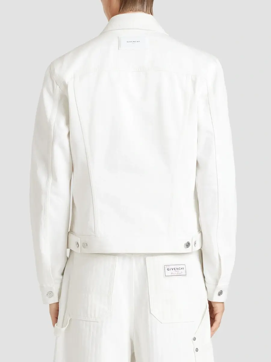 Givenchy Men's Jacket in Denim - White | Thumbnail 5 Givenchy Men's Jacket in Denim - White | Thumbnail 5