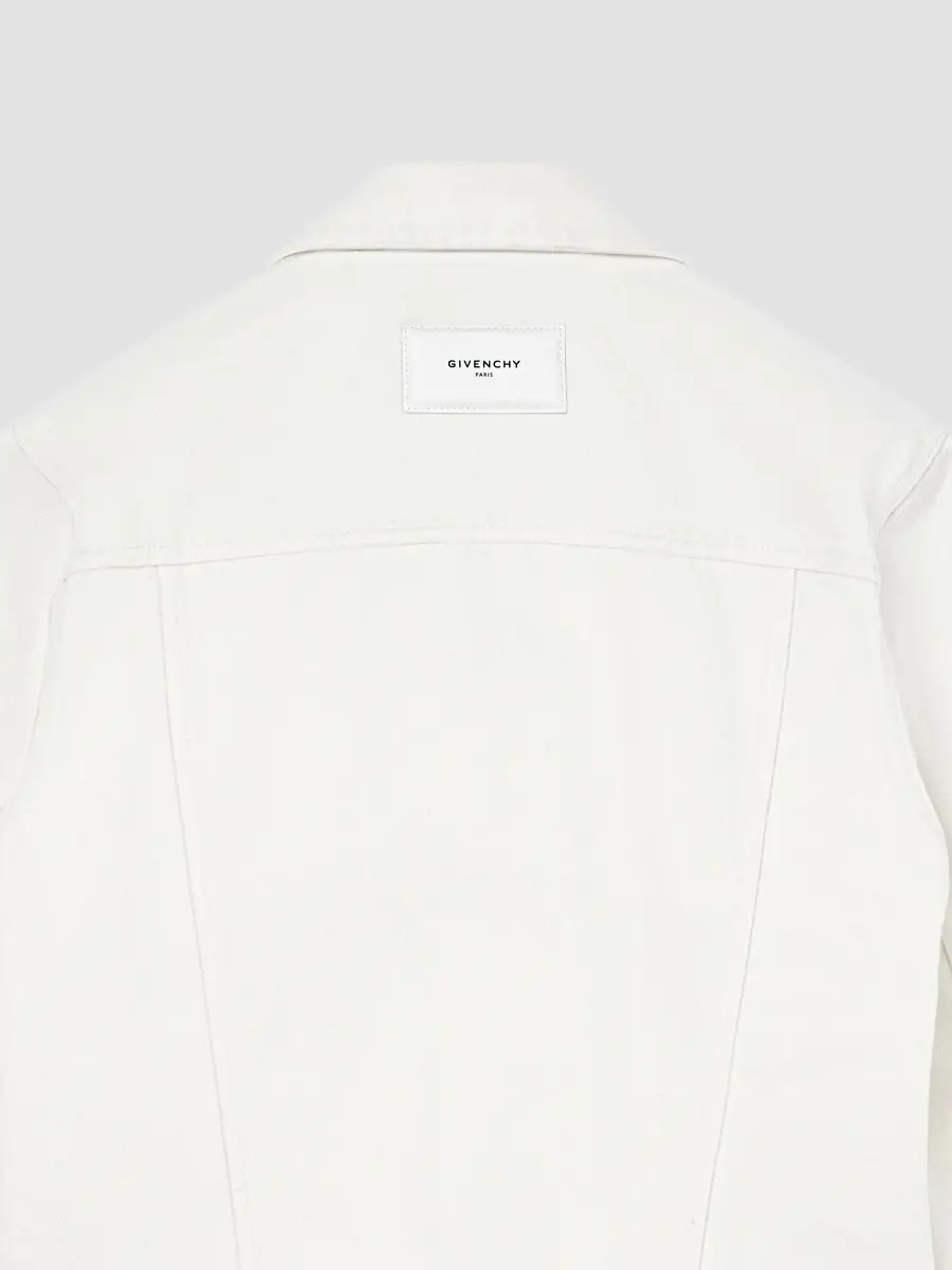 Givenchy Men's Jacket in Denim - White | Thumbnail 8 Givenchy Men's Jacket in Denim - White | Thumbnail 8