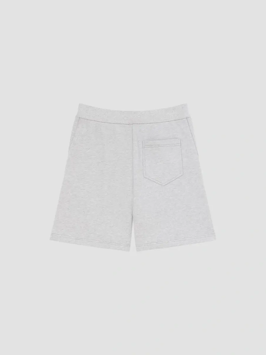 Givenchy Men's Couture Seam Bermuda Shorts in Fleece - Light Grey Melange | Thumbnail 3 Givenchy Men's Couture Seam Bermuda Shorts in Fleece - Light Grey Melange | Thumbnail 3