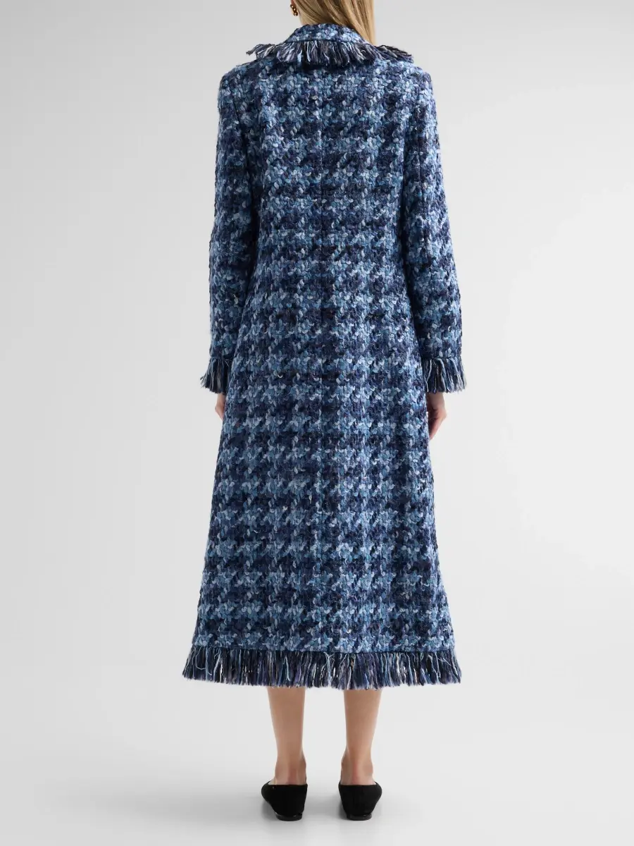 MAISON COMMON Women's Long Wool Tweed Coat | Thumbnail 3 MAISON COMMON Women's Long Wool Tweed Coat | Thumbnail 3