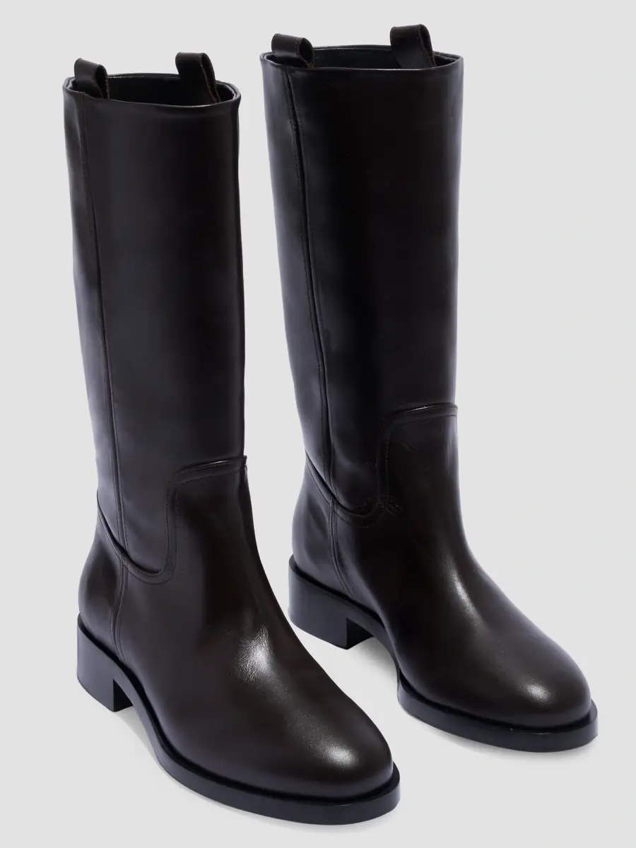 aeyde Women's Theo Leather Knee-High Boots | Thumbnail 2 aeyde Women's Theo Leather Knee-High Boots | Thumbnail 2