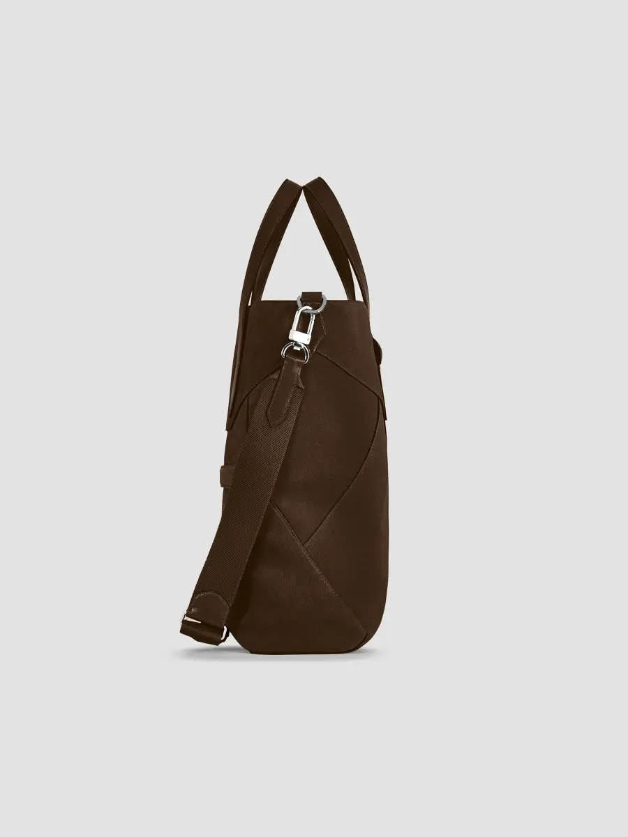 Montblanc Men's Envelope Suede Tote | Thumbnail 4 Montblanc Men's Envelope Suede Tote | Thumbnail 4