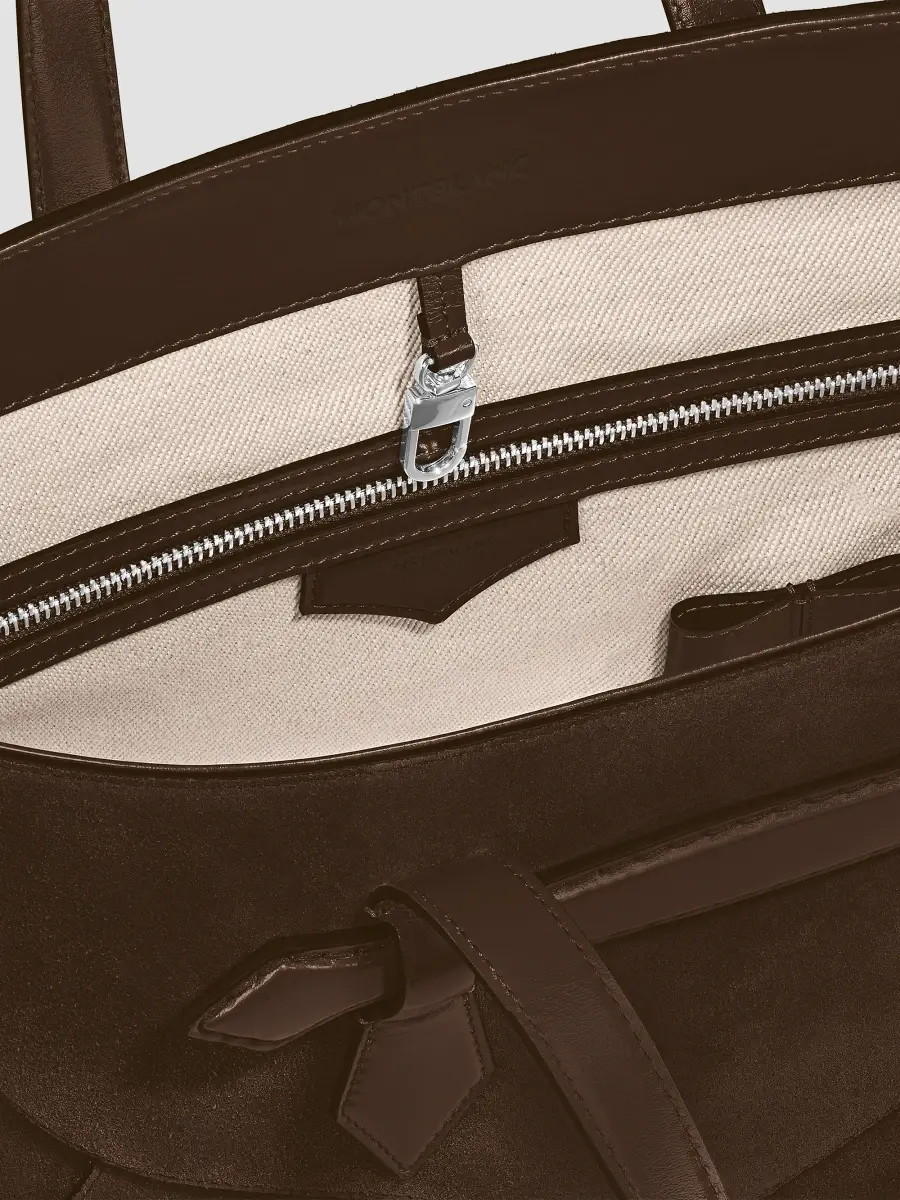 Montblanc Men's Envelope Suede Tote | Thumbnail 6 Montblanc Men's Envelope Suede Tote | Thumbnail 6