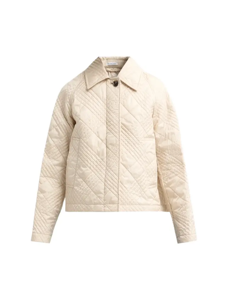 Women's Micro Check-Stitch Nylon Jacket