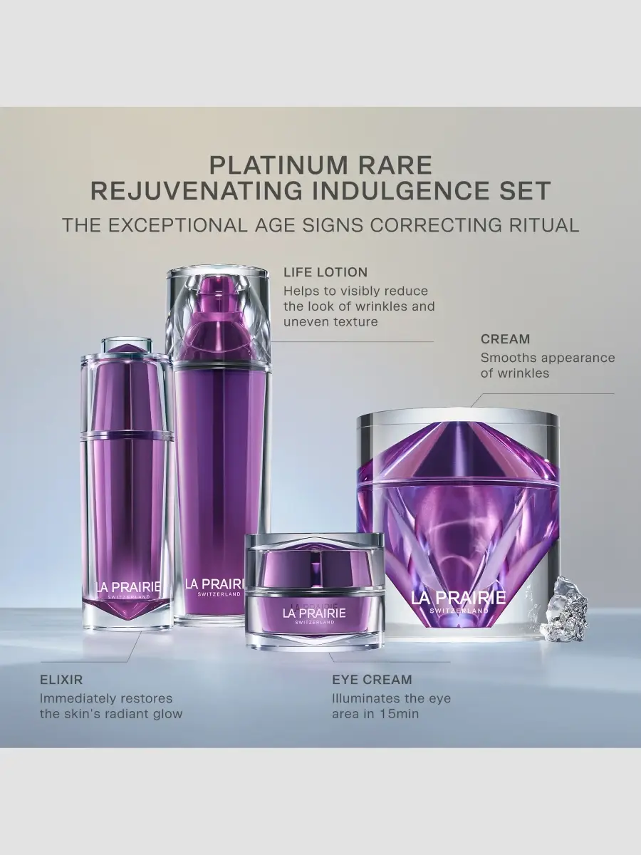 La Prairie Platinum Rare Rejuvenating 4-Piece Indulgence Set | Thumbnail 3