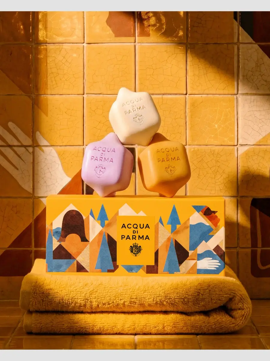 Acqua di Parma Holiday Blu Meditteraneo 3-Piece Scented Soap Gift Set | Thumbnail 3 Acqua di Parma Holiday Blu Meditteraneo 3-Piece Scented Soap Gift Set | Thumbnail 3