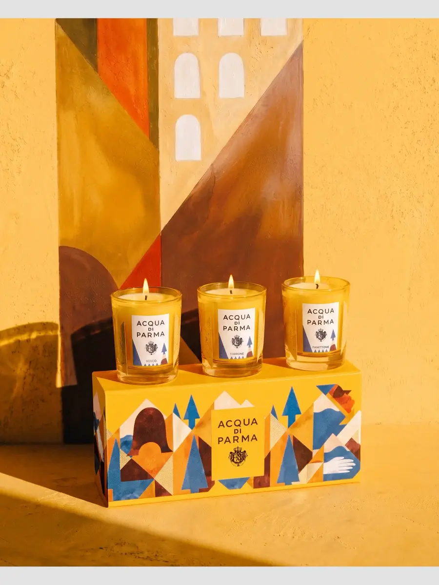 Acqua di Parma Holiday 3-Piece Scented Candle Set | Thumbnail 4 Acqua di Parma Holiday 3-Piece Scented Candle Set | Thumbnail 4