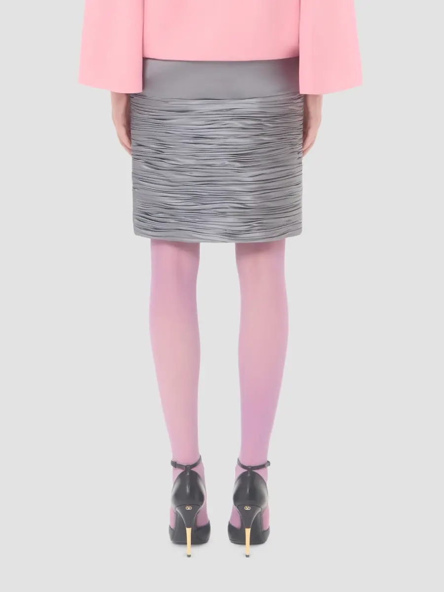 Valentino Women's Cady Satin Skirt | Thumbnail 5