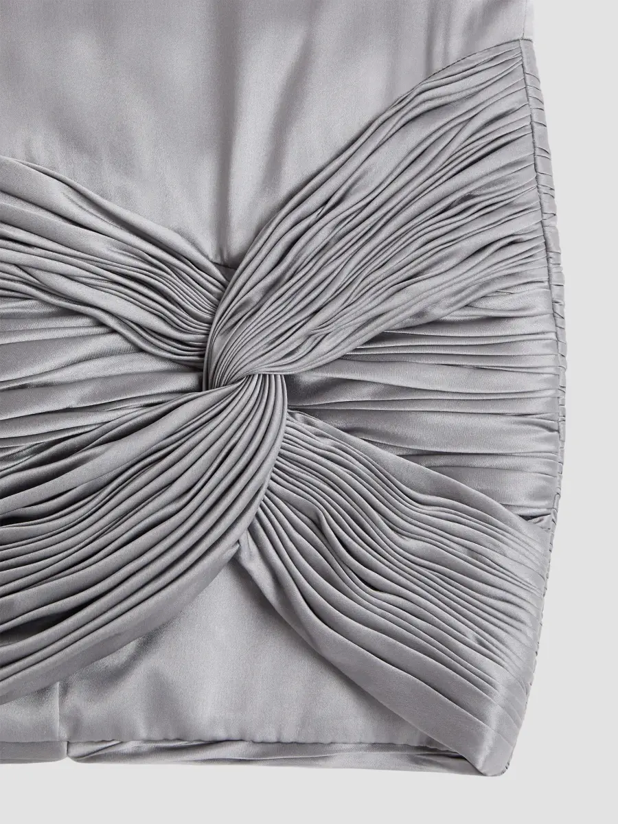 Valentino Women's Cady Satin Skirt | Thumbnail 6