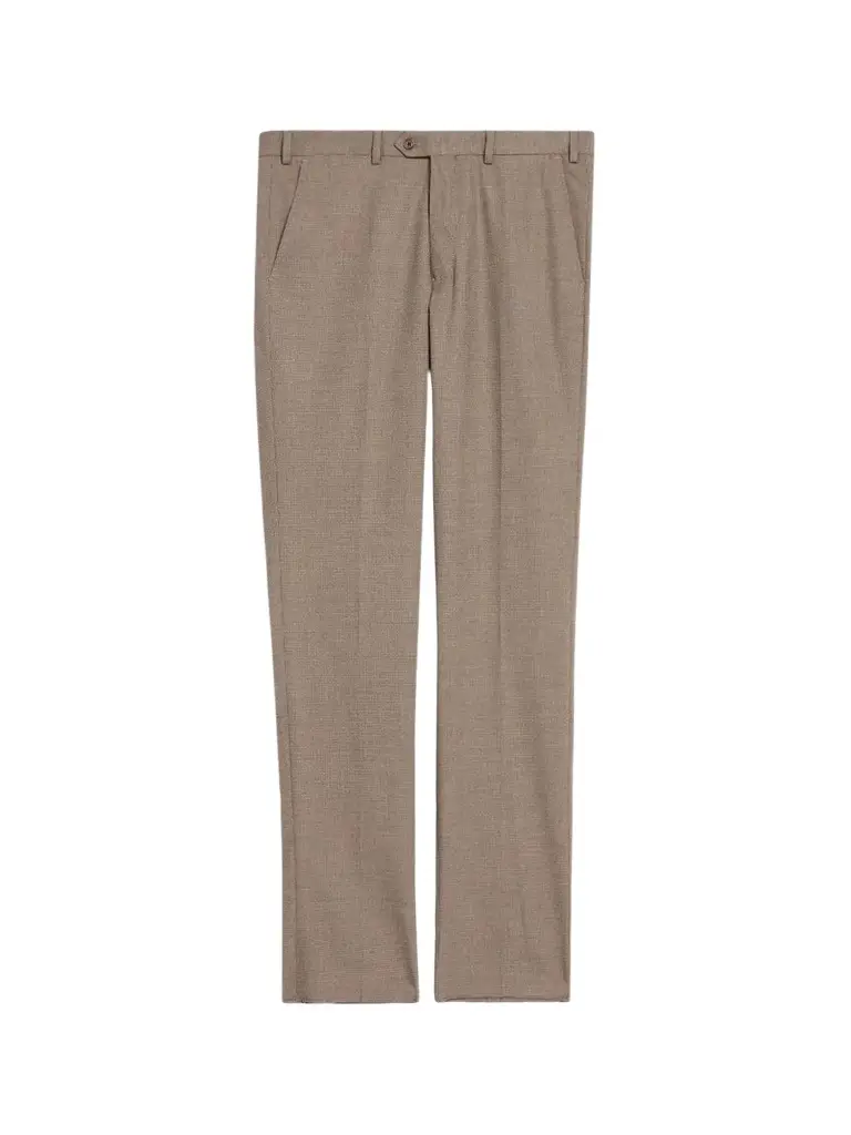 Emporio Armani Men's Micro Check Wool-Blend Trousers