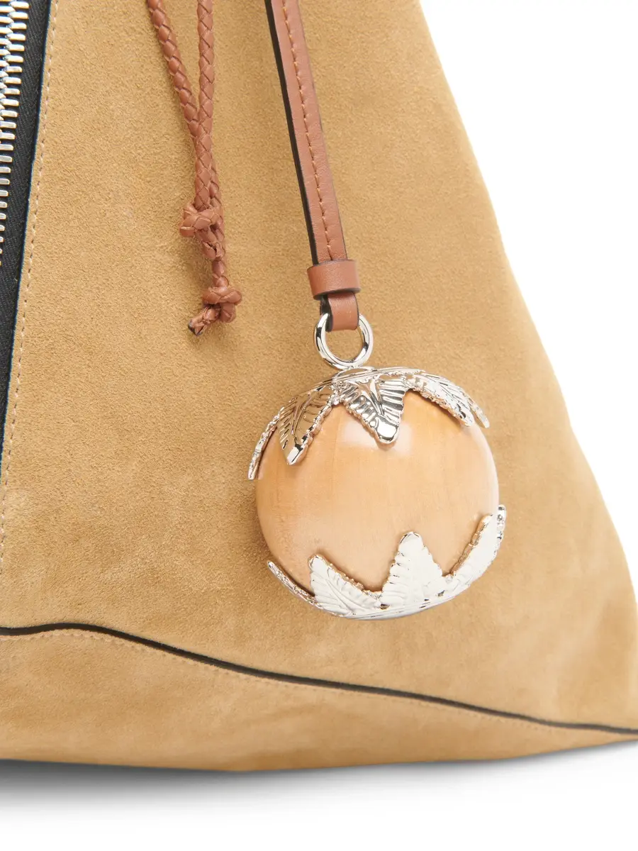 MOSCHINO Women's Folded Suede Hobo Bag | Thumbnail 5