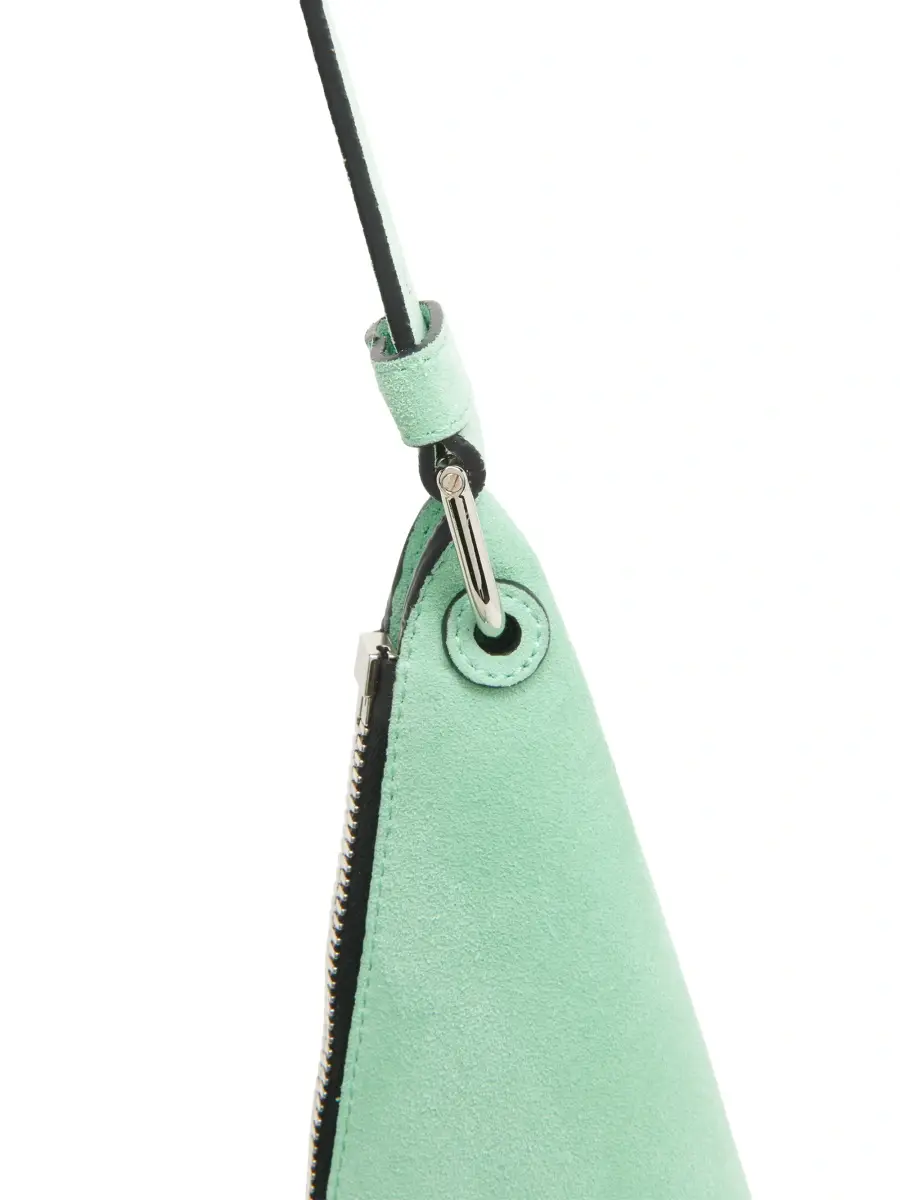 MOSCHINO Women's Folded Suede Hobo Bag | Thumbnail 6