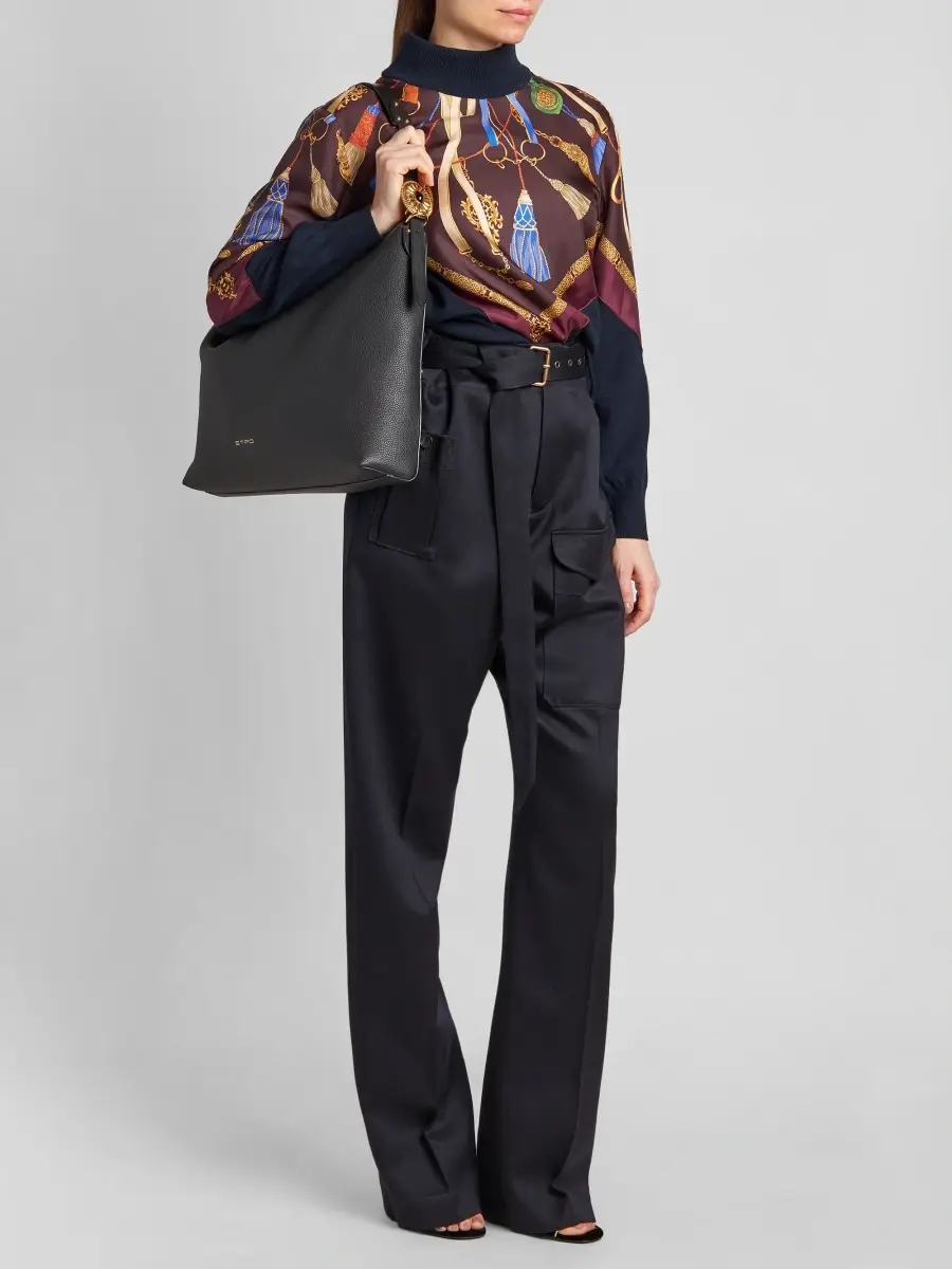 Etro Women's Strap Print Wool-Blend Sweater | Thumbnail 2 Etro Women's Strap Print Wool-Blend Sweater | Thumbnail 2