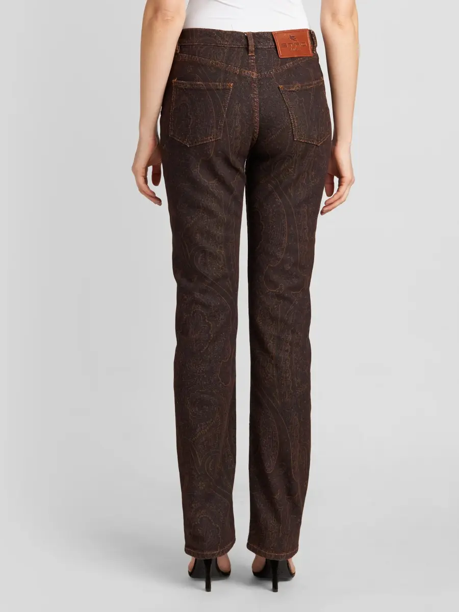 Etro Women's Paisley Mid-Rise Slim Jeans | Thumbnail 3 Etro Women's Paisley Mid-Rise Slim Jeans | Thumbnail 3