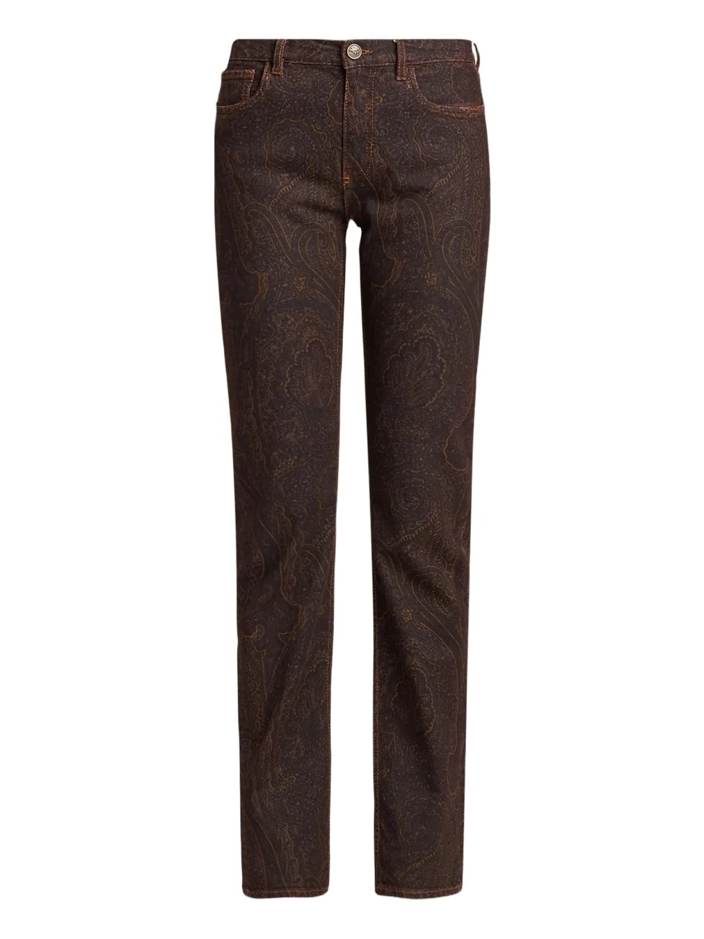 Women's Paisley Mid-Rise Slim Jeans